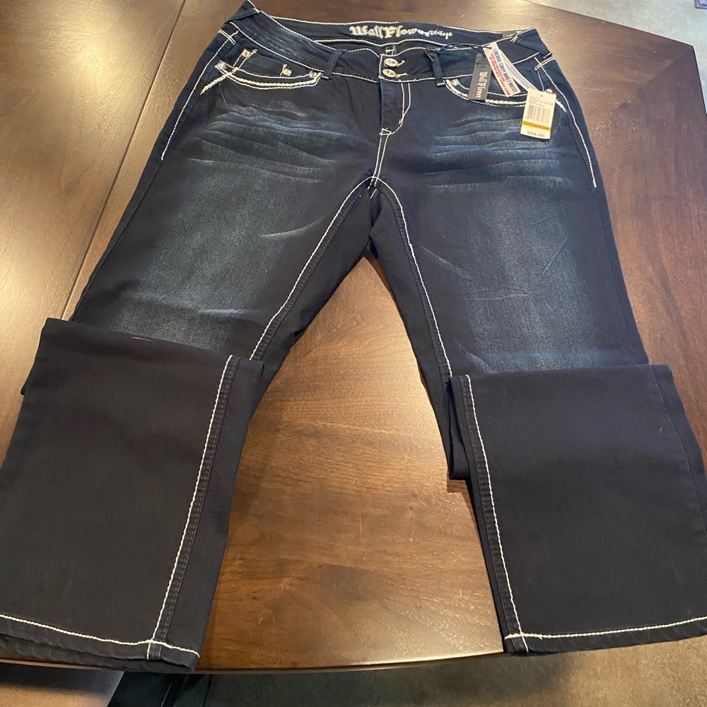 Lucious Curvey Barely Bootcut Jeans- Vintage Collection